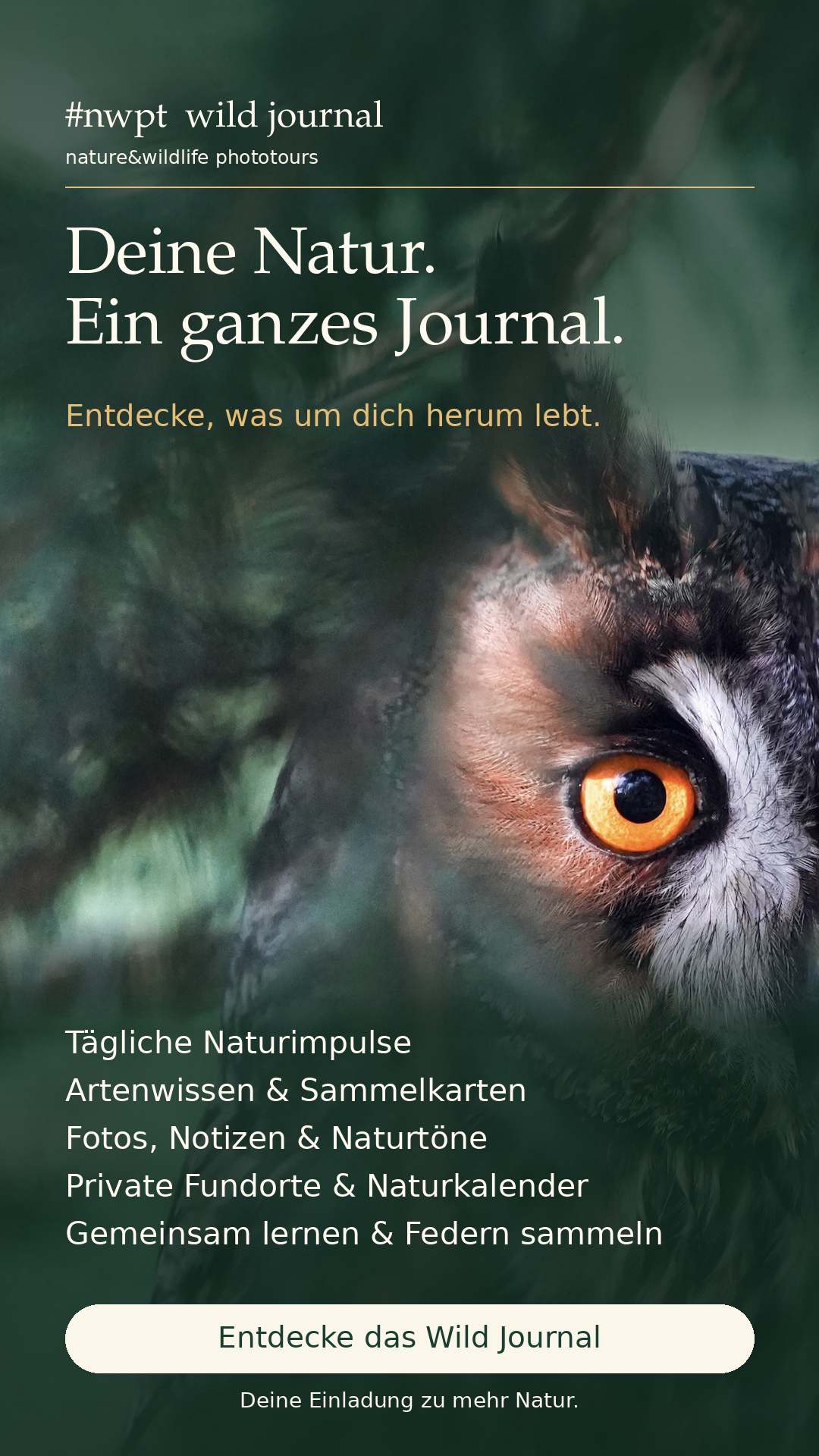 Deine Natur. Ein ganzes Journal.